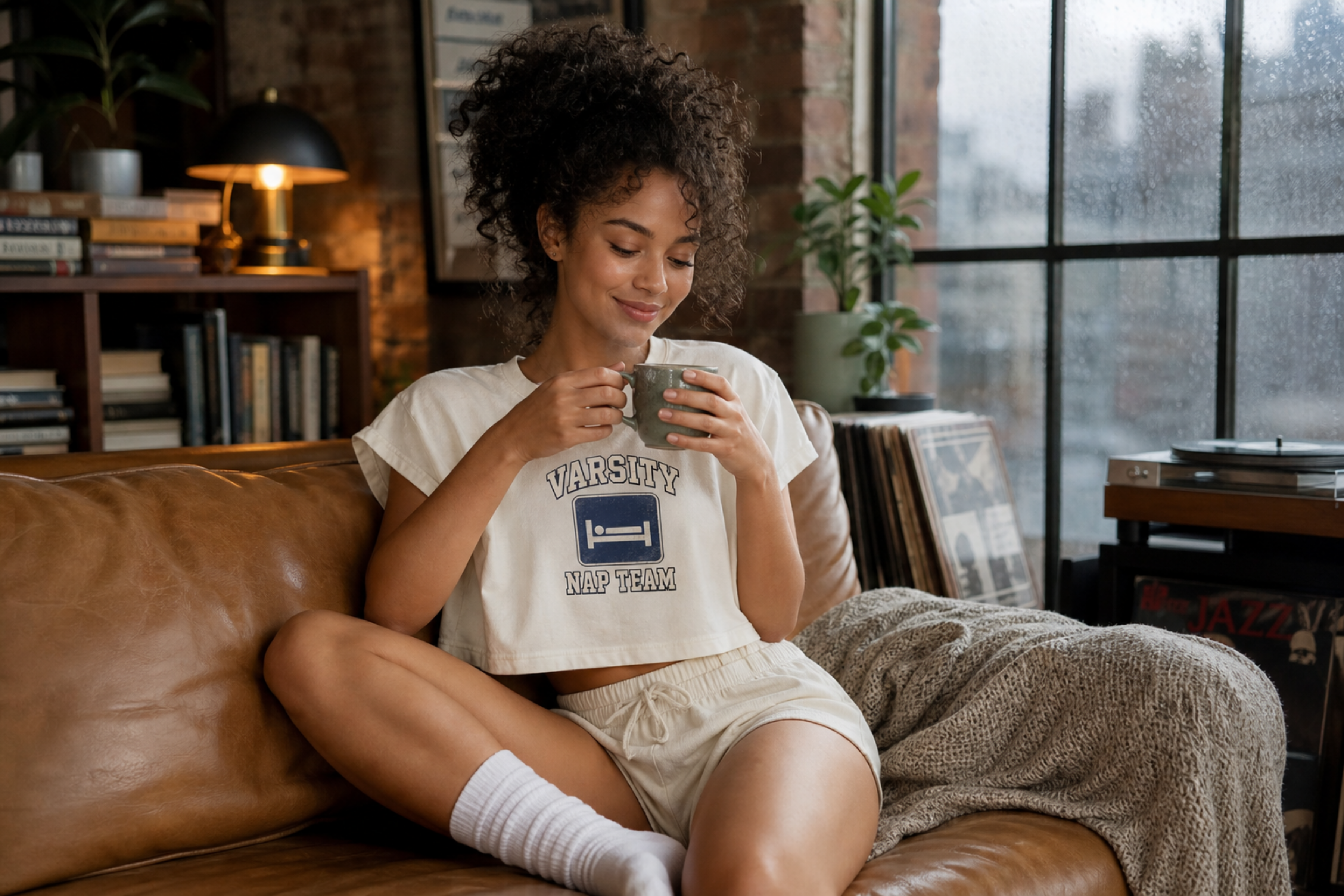 Varsity Nap Team - Crop Tee