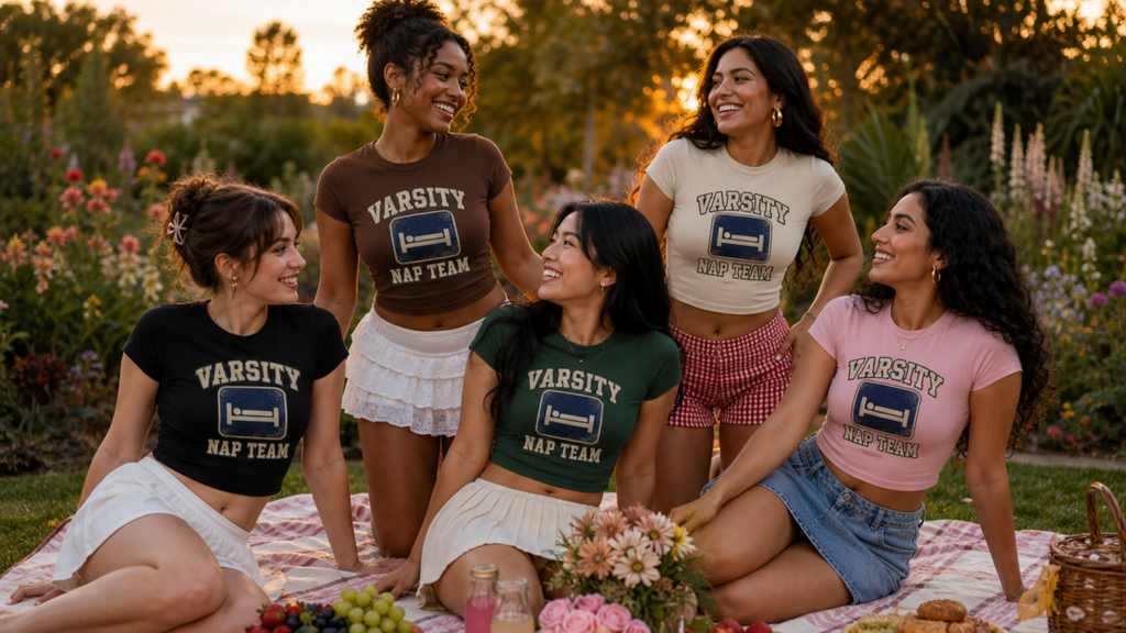 Varsity Nap Team - Baby Tee