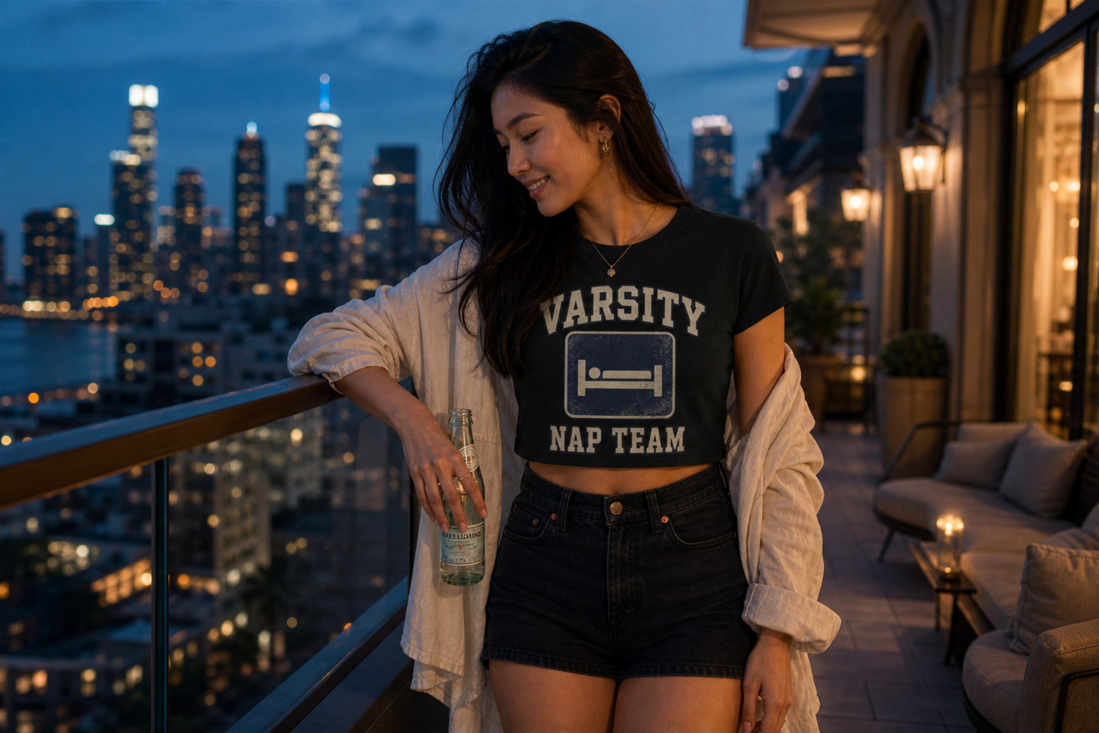 Varsity Nap Team - Crop Tee
